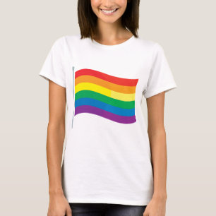 Camiseta Bandera del arco iris