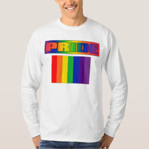 Camiseta Bandera del arco iris del orgullo
