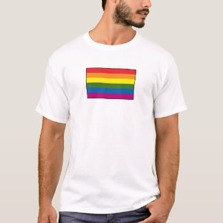 Camiseta Bandera del arco iris del orgullo gay
