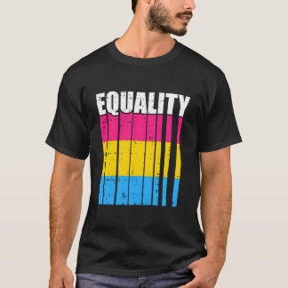 Camiseta Bandera del Arcoíris Aliada LGBT-Q Igualdad Panual