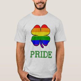 Camiseta Bandera del arcoíris de trébol Orgullo Gay