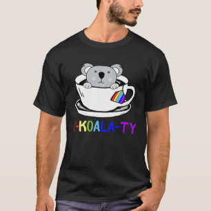 Camiseta Bandera del Arcoíris Koala Orgullo Gay Diseño Idea