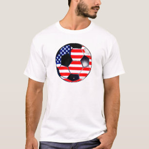Camiseta Bandera del balón de fútbol - Estados Unidos El Tr