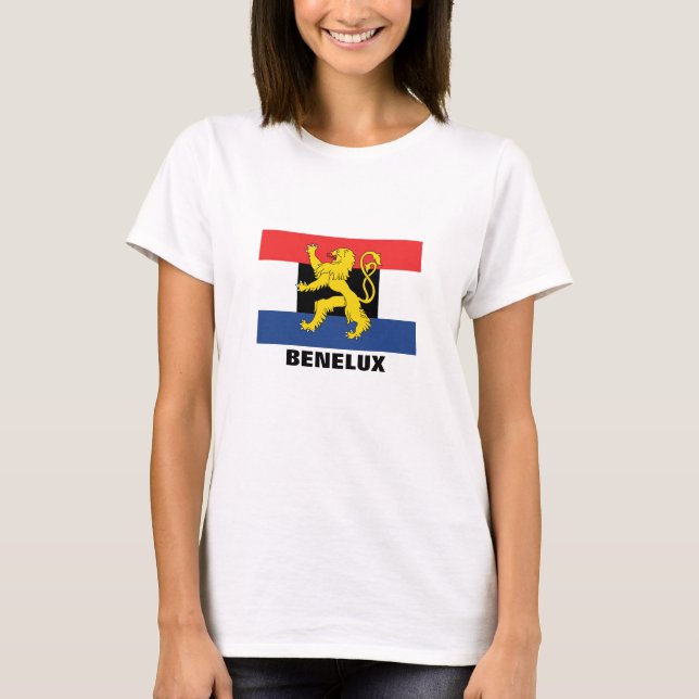 Camiseta Bandera del Benelux (Anverso)