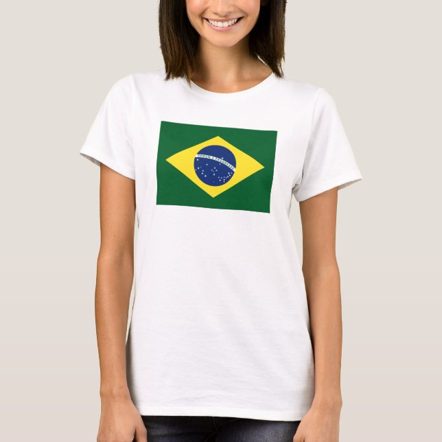 Camiseta Bandera del Brasil (Anverso)