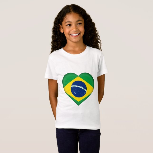 Camiseta Bandera del Brasil (Anverso completo)