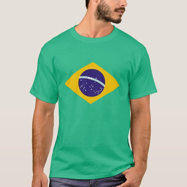 Camiseta bandera del Brasil (Anverso)