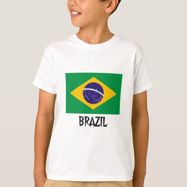 Camiseta Bandera del Brasil (Anverso)