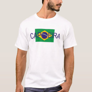 Camiseta bandera del Brasil del capoeira