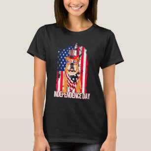 Camiseta Bandera del Bulldog del Día de la Independencia 4