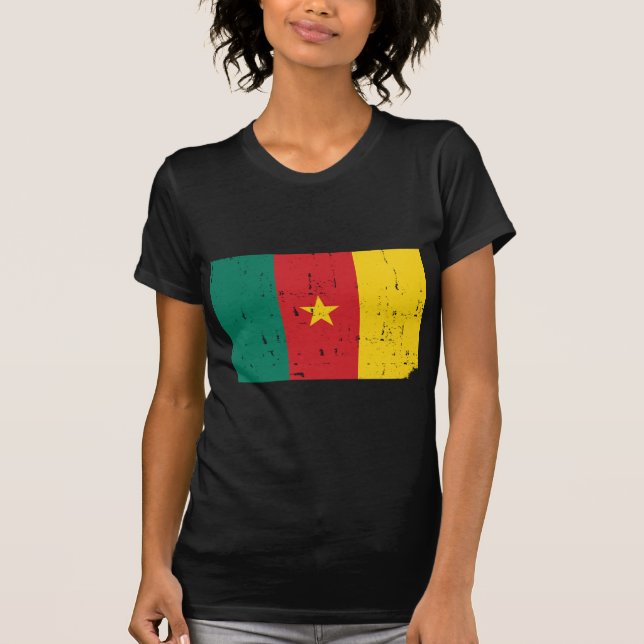 Camiseta Bandera del Camerún (Anverso)