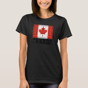 Camiseta Bandera del campo de fútbol de Canadá Orgullo cana