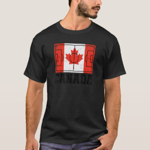 Camiseta Bandera del campo de fútbol de Canadá Orgullo cana