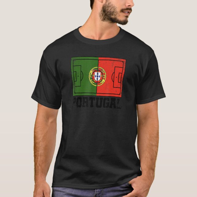 Camiseta Bandera del campo de fútbol de Portugal Orgullo po (Anverso)