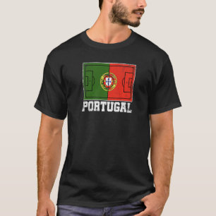 Camiseta Bandera del campo de fútbol de Portugal Orgullo po