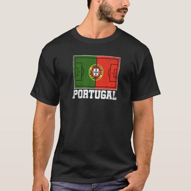 Camiseta Bandera del campo de fútbol de Portugal Orgullo po (Anverso)