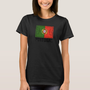 Camiseta Bandera del campo de fútbol de Portugal Orgullo po