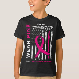 Camiseta Bandera Del Cáncer De Mama De Hija Rosa Y Ck G