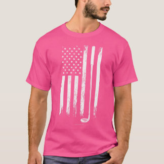 Camiseta Bandera Del Club De Golf Usa