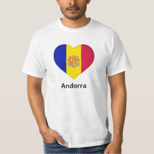 Camiseta Bandera del Corazón - Andorra