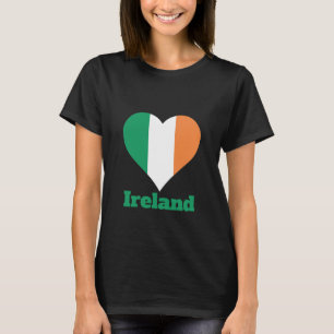 Camiseta Bandera del Corazón de Irlanda