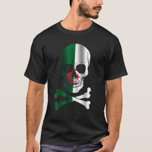 Camiseta Bandera del cráneo de Argelia