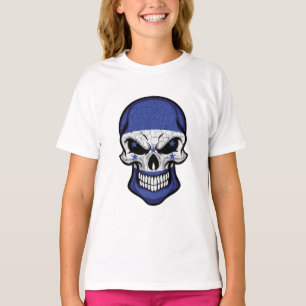 Camiseta Bandera del Cráneo Sonriente de Honduras