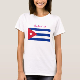 Camiseta Bandera del cubano de Cubanita