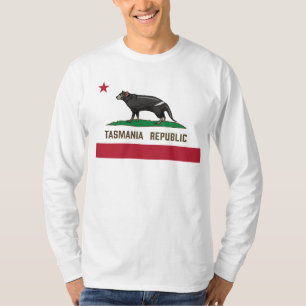 Camiseta Bandera del demonio de Tasmania
