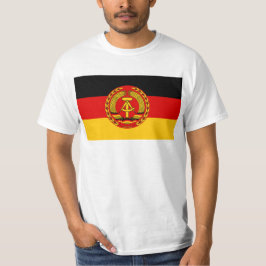 Camiseta Bandera del der RDA (RDA) de la Alemania Oriental