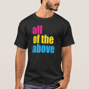 Camiseta Bandera Del Desfile Del Orgullo Pansexual Lgbt