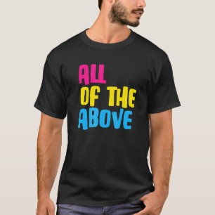Camiseta Bandera Del Desfile Del Orgullo Pansexual Lgbt