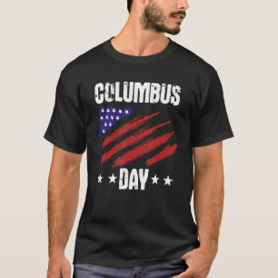 Camiseta Bandera del Día de Cristóbal Colón América Colón