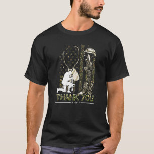 Camiseta Bandera del Día de la Memoria Molestias Ejército B