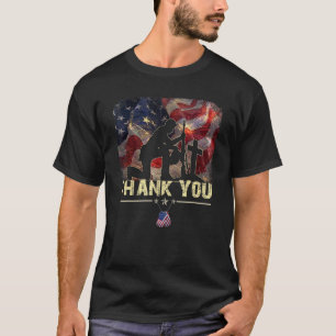 Camiseta Bandera del Día de la Memoria Molestias Ejército B