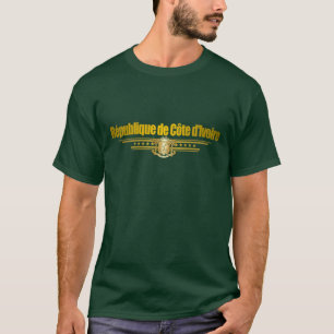 Camiseta Bandera del d'Ivoire de Cote