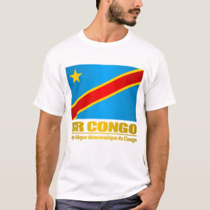 Camiseta Bandera del dr Congo