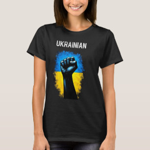 Camiseta Bandera del Ejército de Ucrania Símbolo de Trident