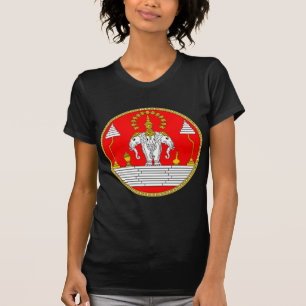 CAMISETA BANDERA DEL ELEFANTE PRINCIPAL DE LAOS TRES
