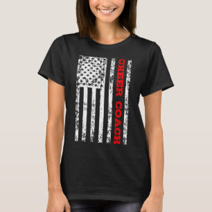 Camiseta Bandera del entrenador de animadores