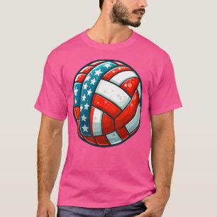 Camiseta Bandera del equipo de apoyo de voleibol playa amer