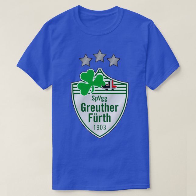 Camiseta Bandera del escudo de armas Spvgg Greuther Frth (Diseño del anverso)