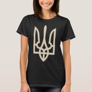 Camiseta Bandera del escudo de armas ucraniano Tridente de
