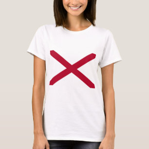 Camiseta Bandera del estado de Alabama