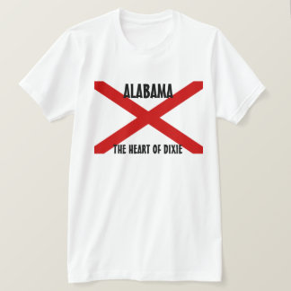 Camiseta Bandera del estado de Alabama