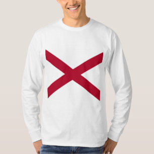 Camiseta Bandera del estado de Alabama