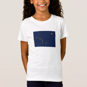 Camiseta Bandera del estado de Alaska