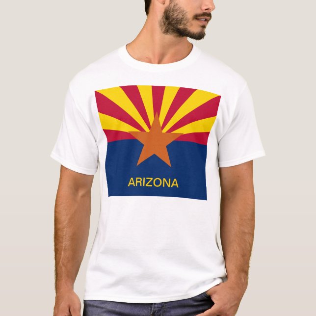 Camiseta Bandera del estado de Arizona (Anverso)