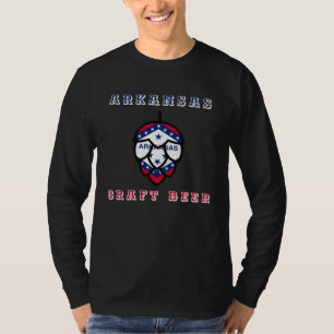 Camiseta Bandera del estado de Arkansas