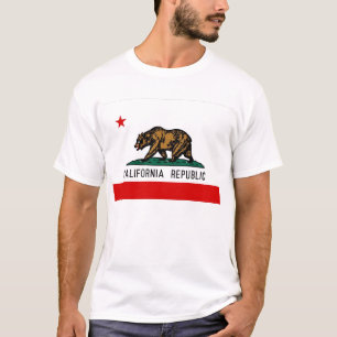 Camiseta Bandera del estado de California